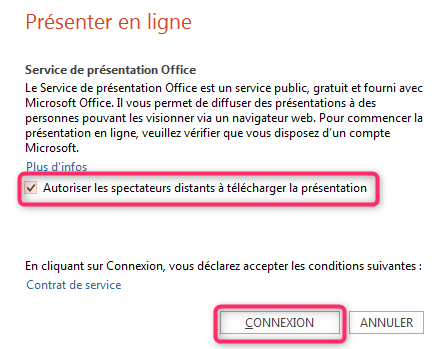 Imprimer dans Powerpoint